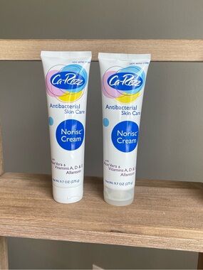 LOT OF 2 -Ca-Rezz Antibacterial Skin Care NoRisc Cream - Scented, 9.7oz NEW USA